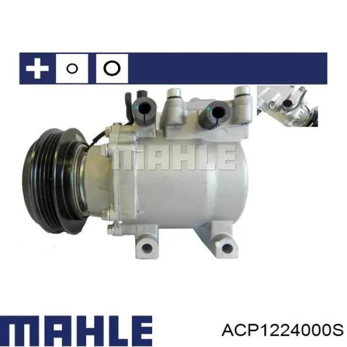 Компрессор кондиционера ACP1224000S Mahle Original