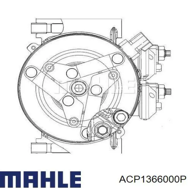 ACP1366000P Mahle Original компрессор кондиционера