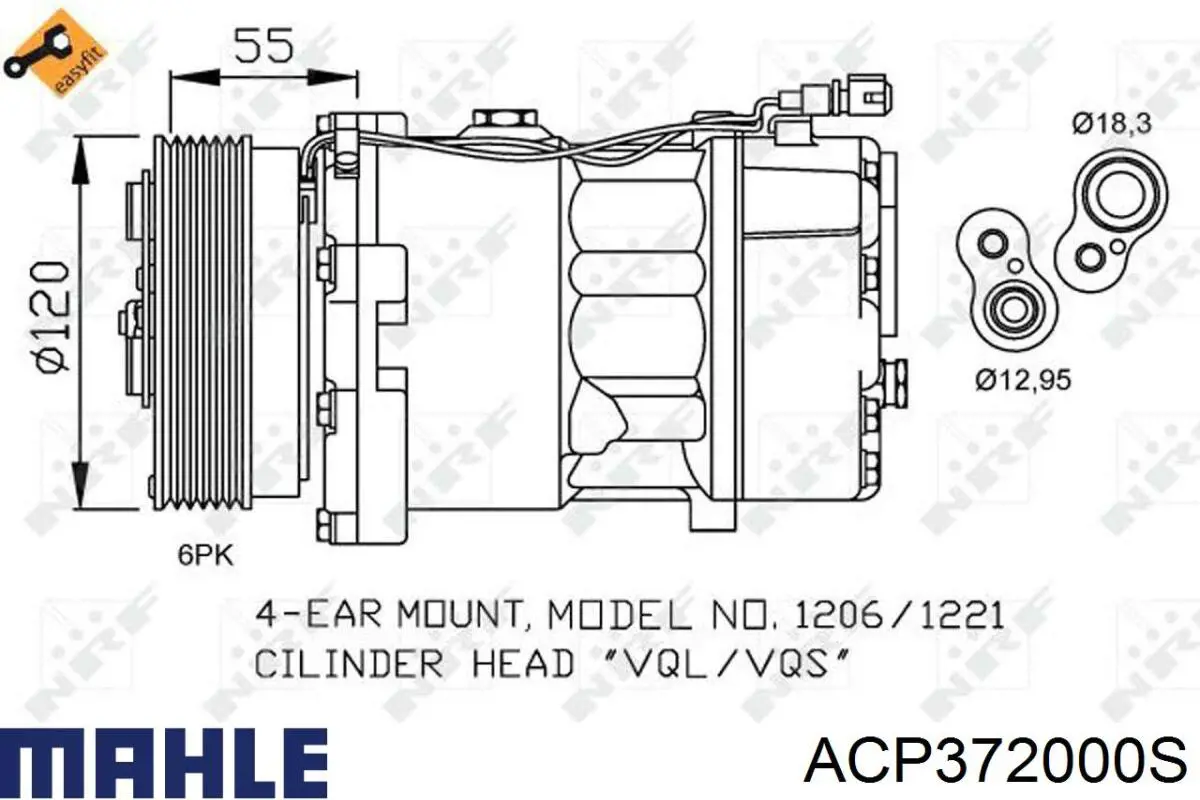 ACP372000S Mahle Original