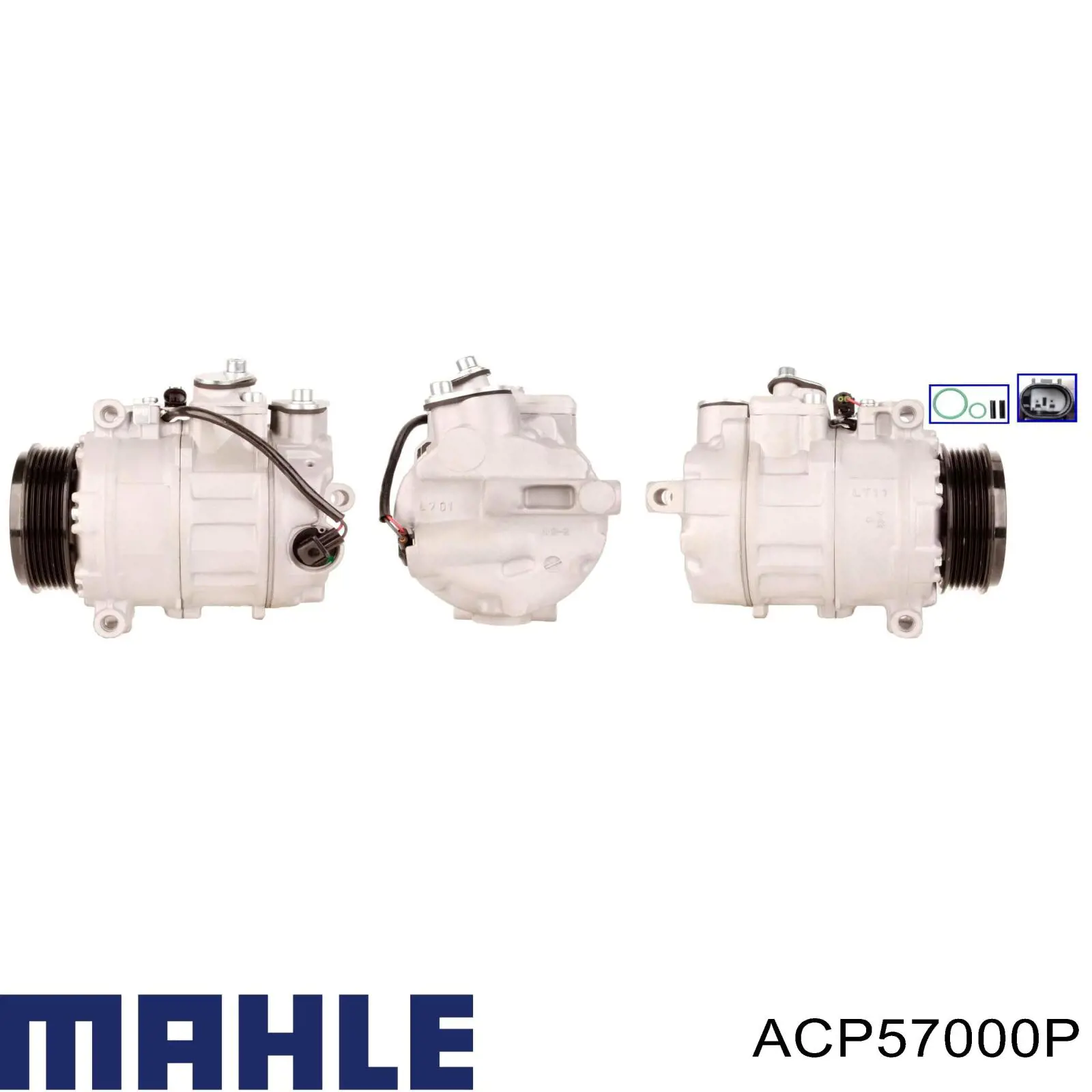 Compresor de aire acondicionado ACP57000P Mahle Original