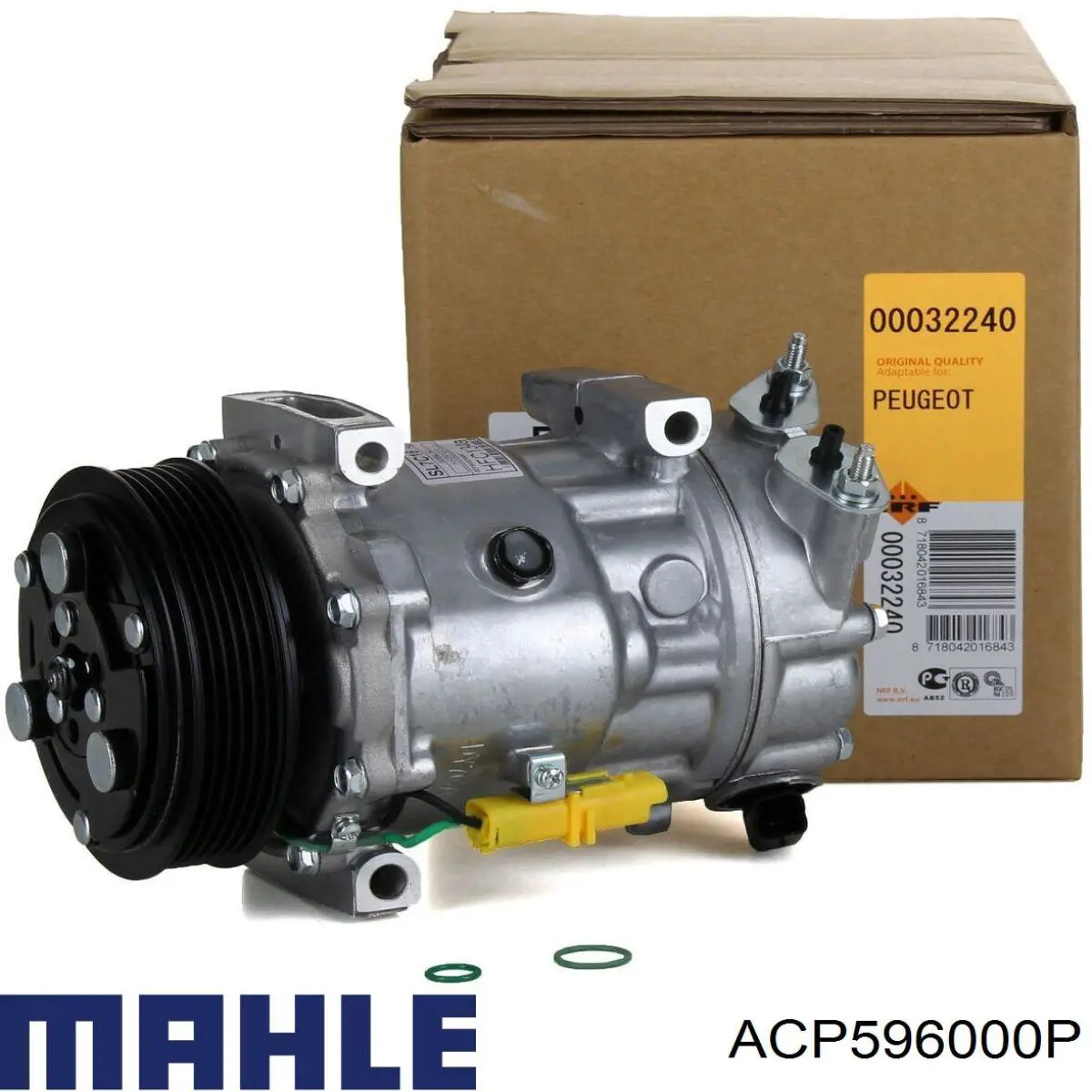 Компрессор кондиционера ACP596000P Mahle Original