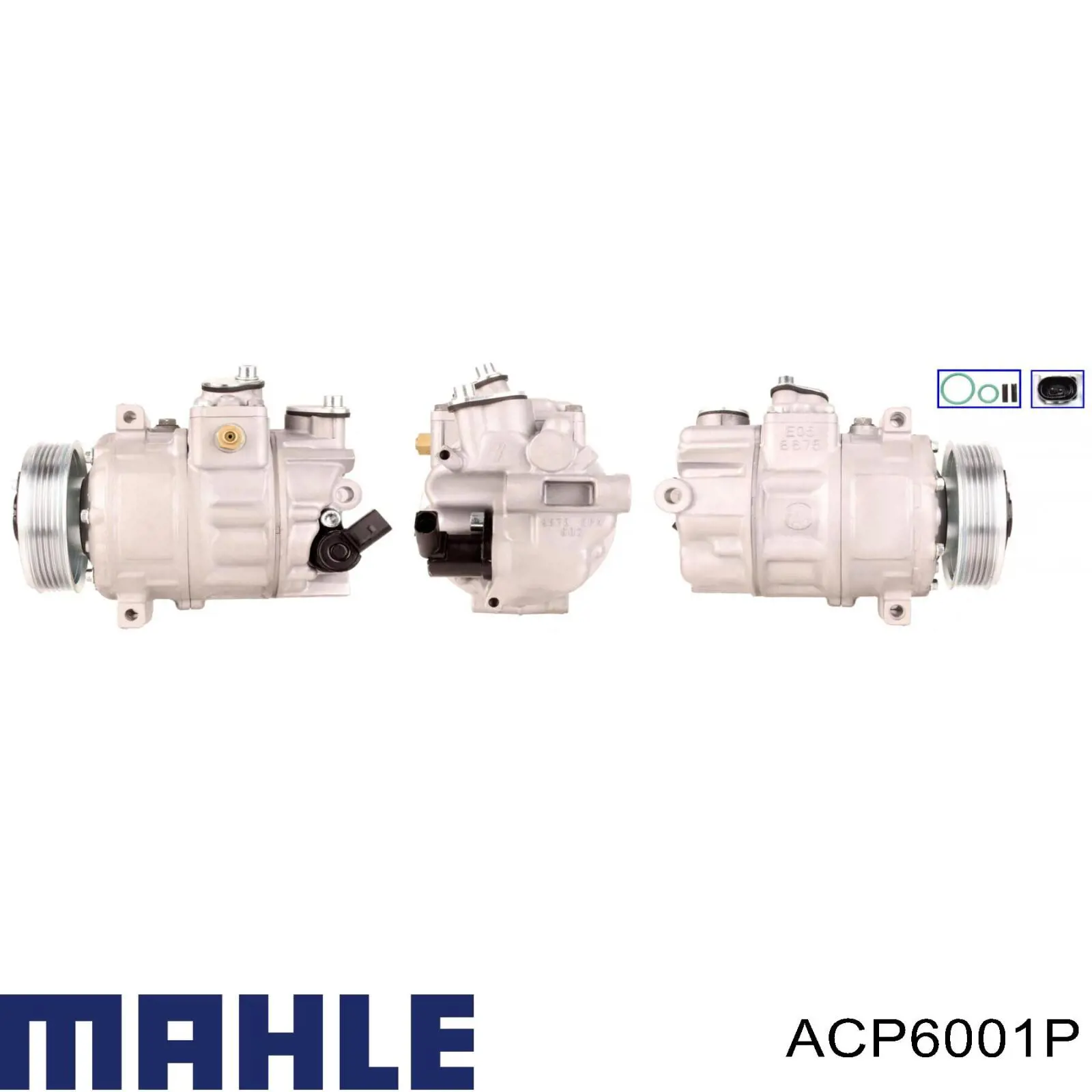 Компрессор кондиционера ACP6001P Mahle Original