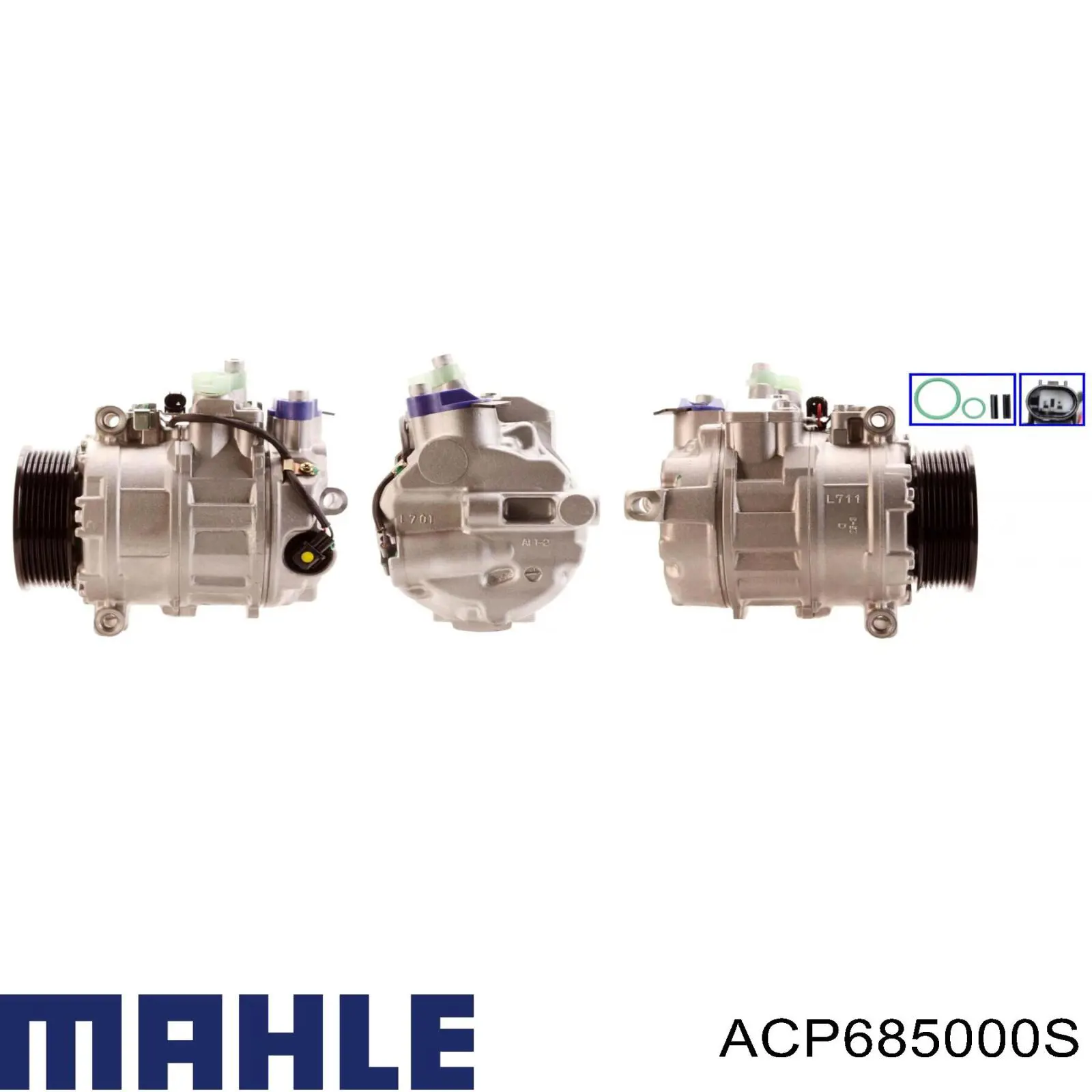 Компрессор системы кондиционирования Mahle Original ACP685000S цена, от 329.38 USD