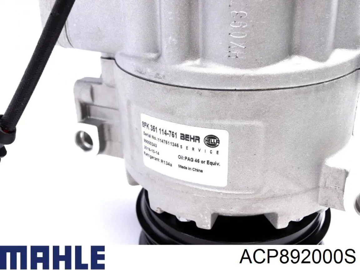 Компрессор системы кондиционирования Mahle Original ACP892000S цена, от 347.76 USD