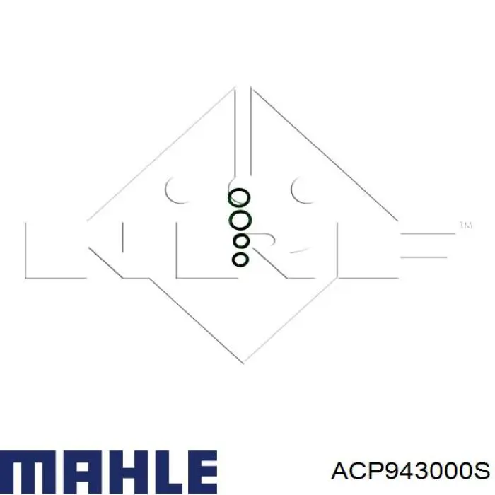 Компрессор кондиционера ACP943000S Mahle Original