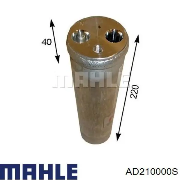 Receptor-secador del aire acondicionado AD210000S Mahle Original