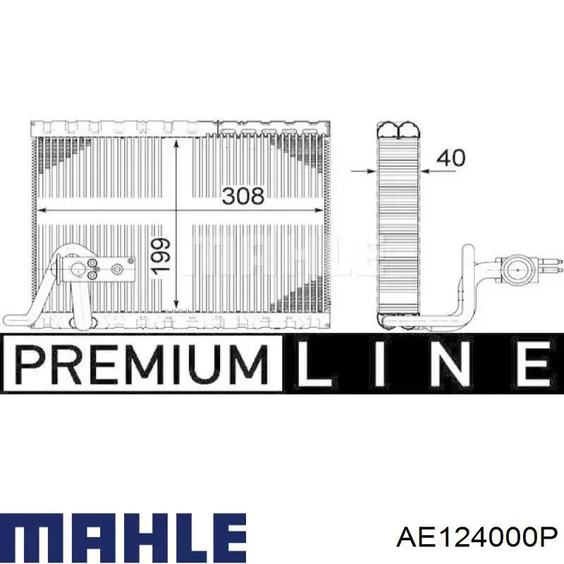 AE124000P Mahle Original vaporizador de aparelho de ar condicionado