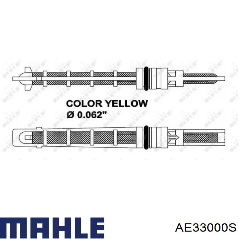 AE33000S Mahle Original испаритель кондиционера