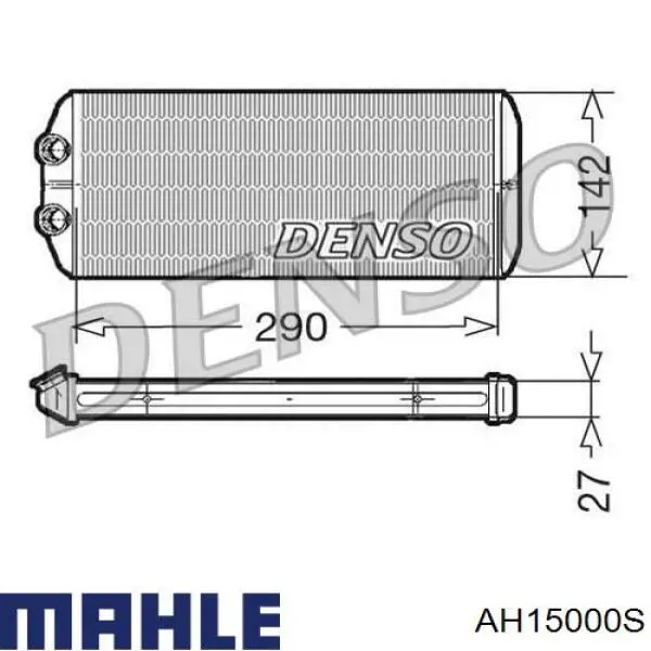 Radiador de calefacción AH15000S Mahle Original