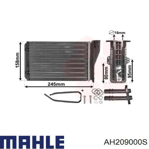 Radiador de calefacción AH209000S Mahle Original
