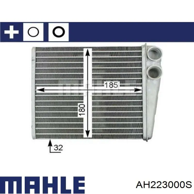 Radiador de calefacción AH223000S Mahle Original