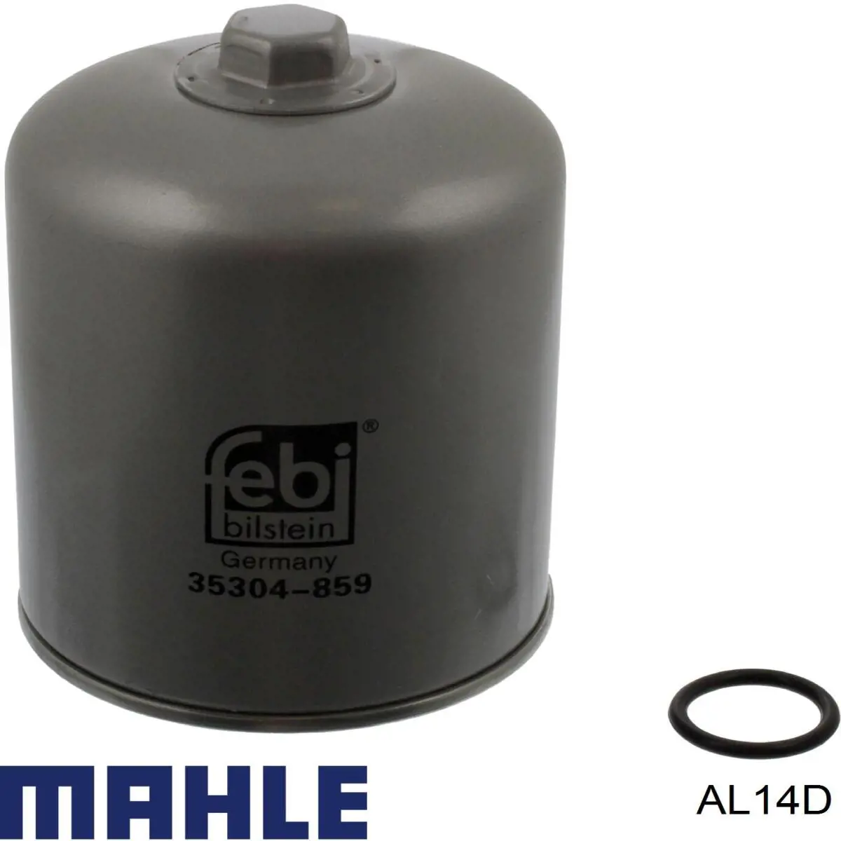 Фильтр осушителя воздуха (влагомаслоотделителя) (TRUCK) MAHLE AL14D
