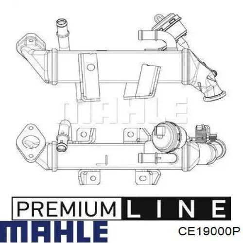 CE19000P Mahle Original radiador do sistema egr de recirculação dos gases de escape