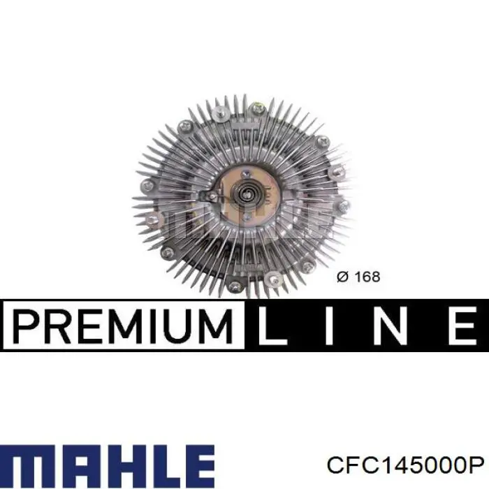 Вискомуфта (вязкостная муфта) вентилятора охлаждения Mahle Original CFC145000P