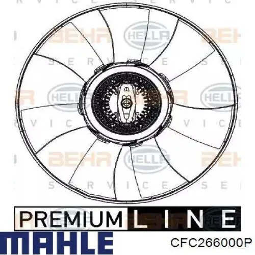 Вискомуфта вентилятора CFC266000P Mahle Original