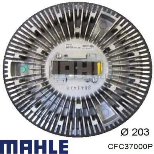 CFC37000P Mahle Original acoplamento viscoso de ventilador de esfriamento