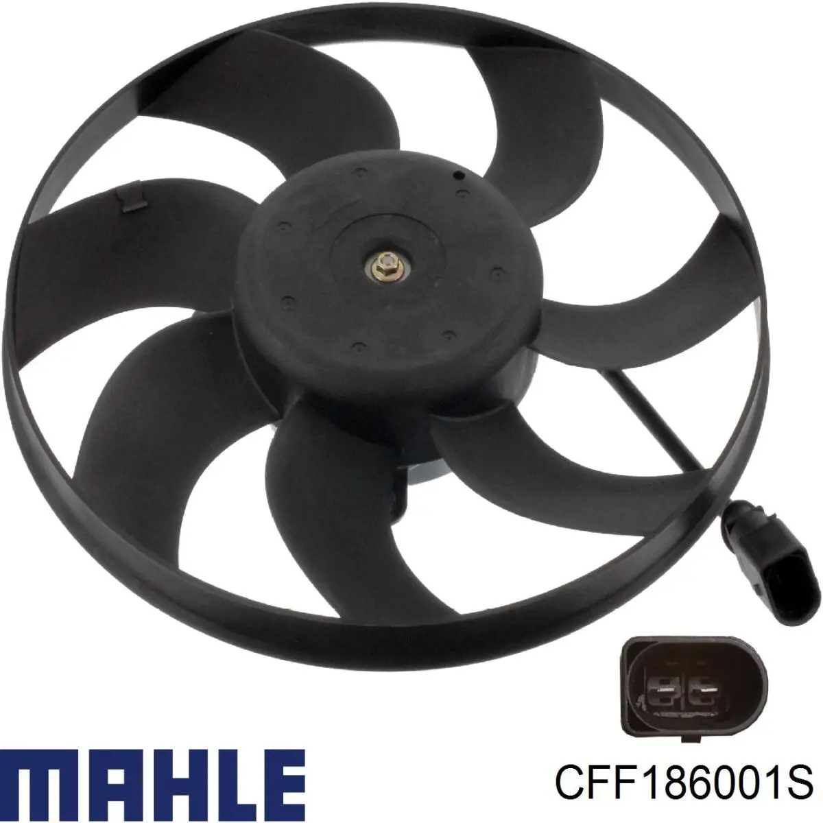 Купить CFF186001S Mahle Original Электровентилятор охлаждения в сборе (мотор+крыльчатка) правый