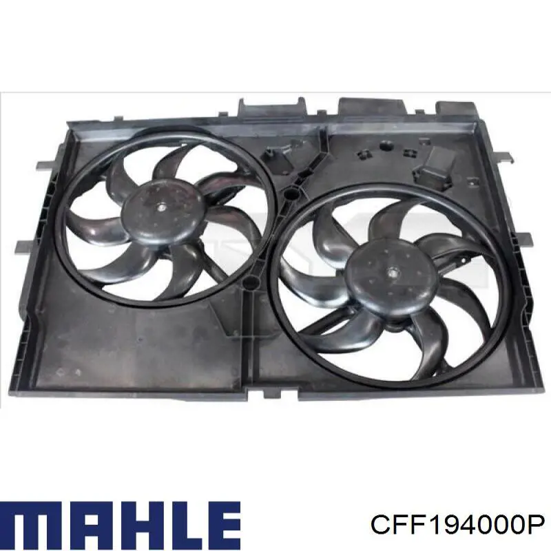 Ventilador (rodete +motor) refrigeración del motor con electromotor completo CFF194000P Mahle Original