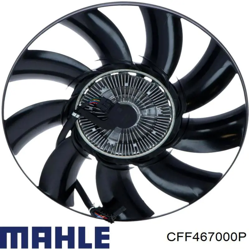 Электровентилятор охлаждения в сборе (мотор+крыльчатка) Mahle Original CFF467000P
