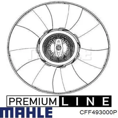 Вентилятор (крыльчатка) радиатора охлаждения Mahle Original CFF493000P