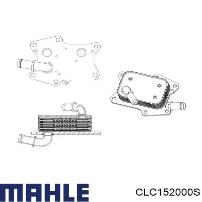 CLC152000S Mahle Original radiador de óleo (frigorífico, debaixo de filtro)