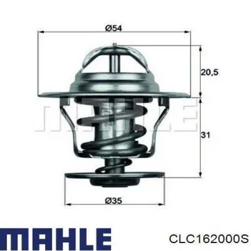 Радиатор масляный холодильник Mahle Original CLC162000S