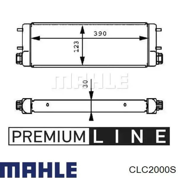 Купить CLC2000S Mahle Original Радиатор масляный (холодильник), под фильтром