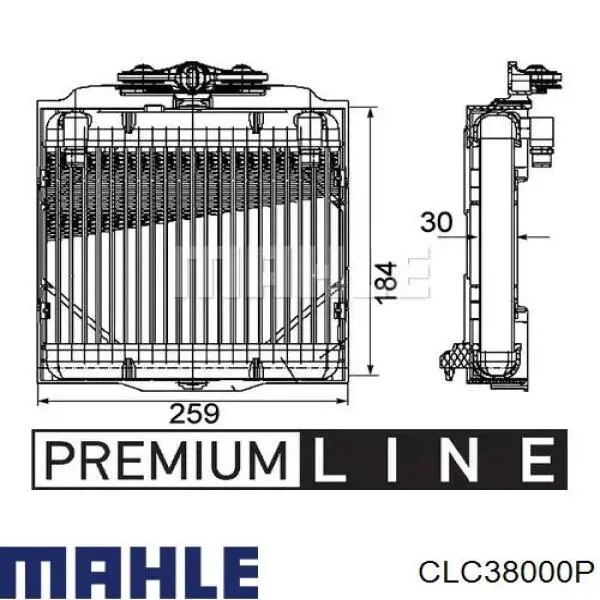 Radiador de aceite CLC38000P Mahle Original