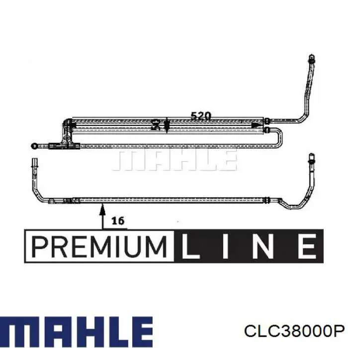 Купить CLC38000P Mahle Original Масляный радиатор охлаждения АКПП