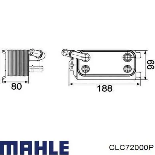 Radiador de aceite CLC72000P Mahle Original