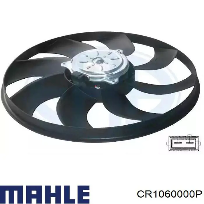 CR 1060 000P Mahle Original radiador de esfriamento de motor
