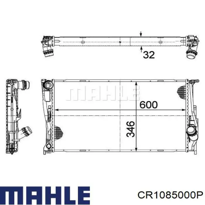 611938 Hart Радиатор основной