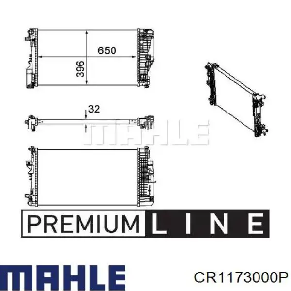 Радиатор CR1173000P Mahle Original