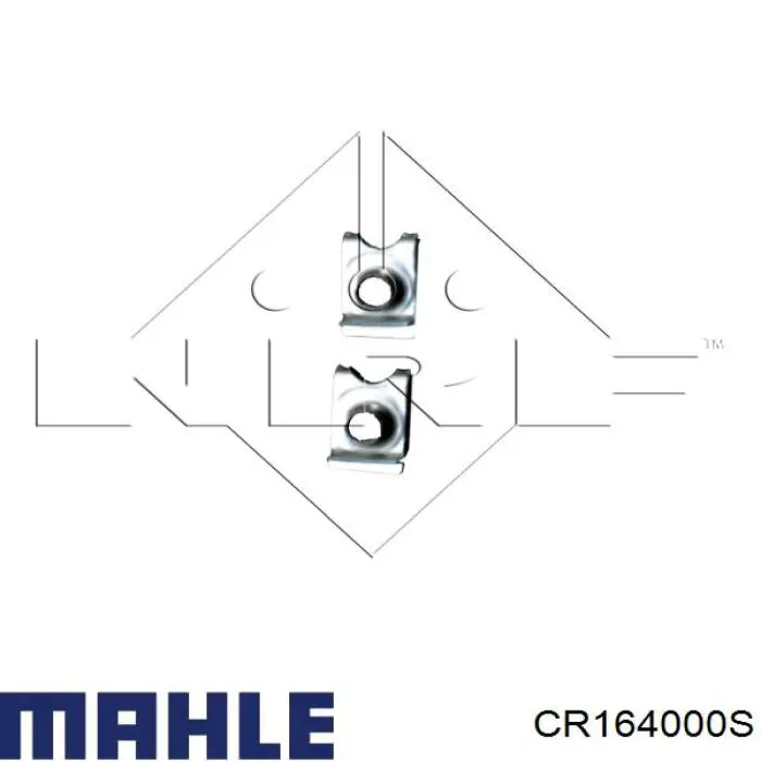 Радиатор охлаждения двигателя Mahle Original CR164000S цена, от 150.04 USD