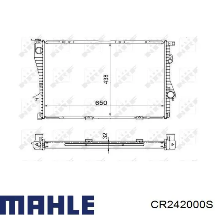 Радиатор CR242000S Mahle Original