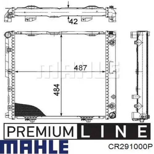 Радиатор CR291000P Mahle Original