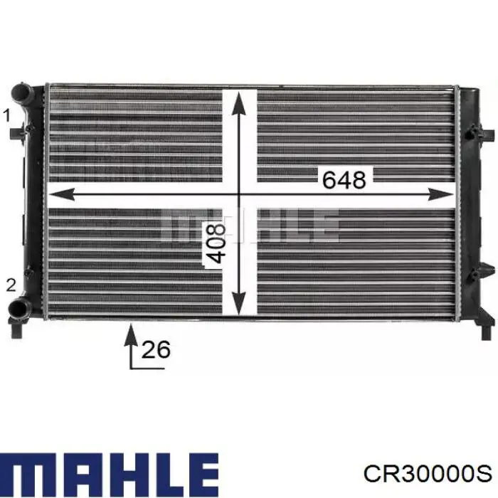 CR 30 000S Mahle Original радиатор
