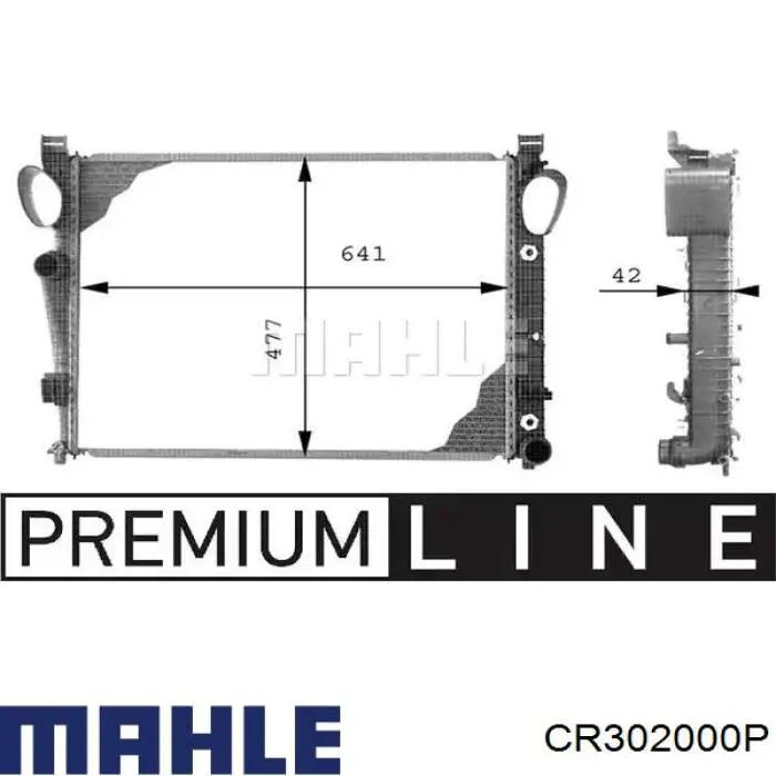 Радиатор CR302000P Mahle Original