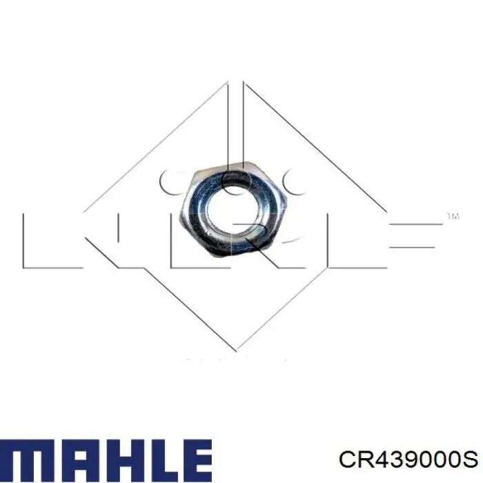 Radiador refrigeración del motor CR439000S Mahle Original