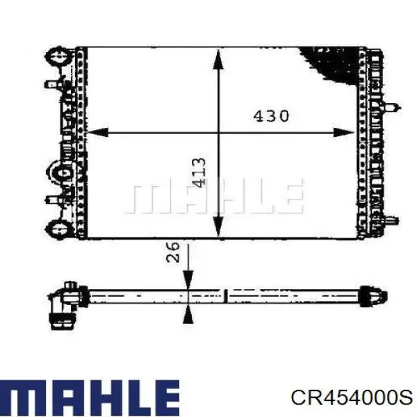 Радиатор CR454000S Mahle Original