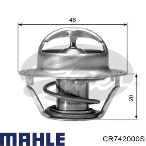 Радиатор CR742000S Mahle Original