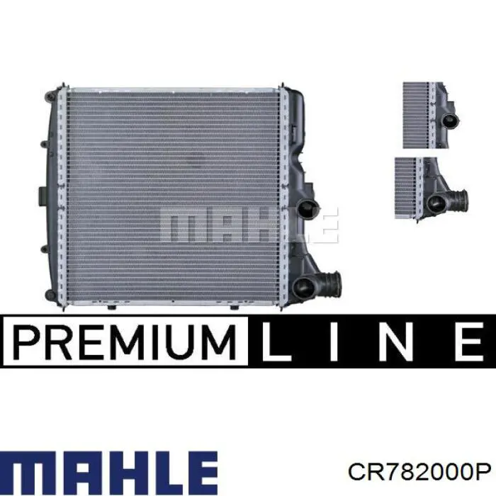 Enfriador de motor izquierdo CR782000P Mahle Original