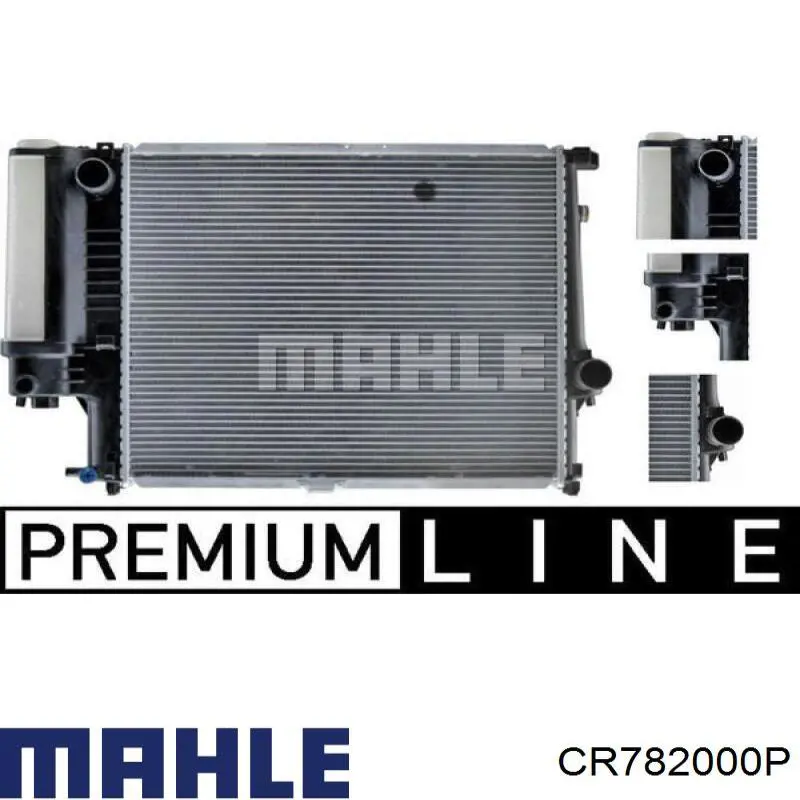 Радиатор охлаждения двигателя левый Mahle Original CR782000P