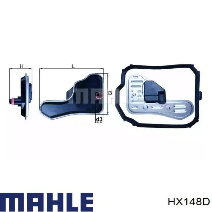 HX148D Mahle Original фильтр акпп