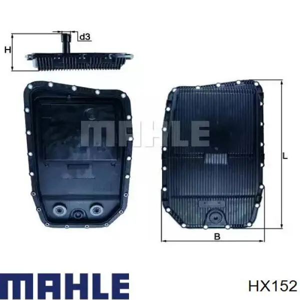 Поддон АКПП Mahle Original HX152