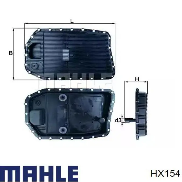 Поддон АКПП HX154 Mahle Original