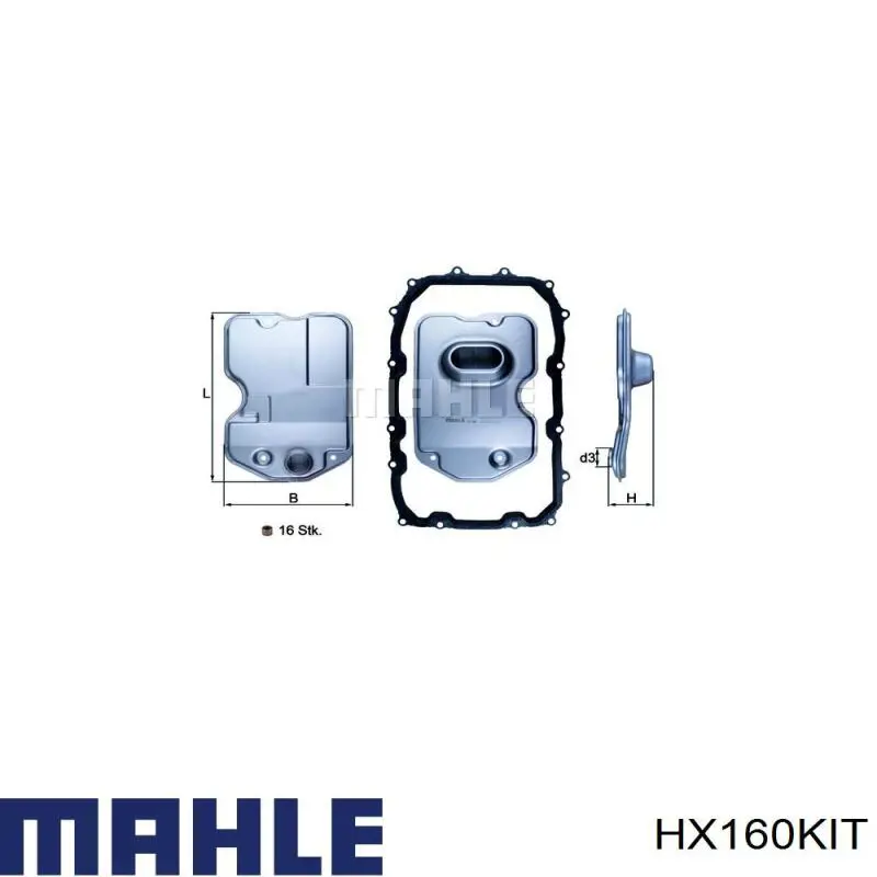 HX160KIT Mahle Original фильтр акпп