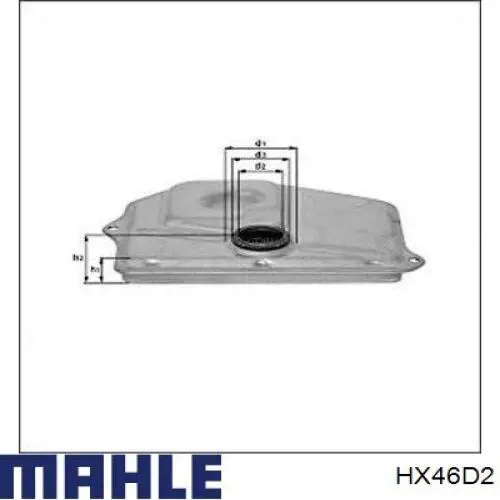 Фильтр АКПП HX46D2 Mahle Original