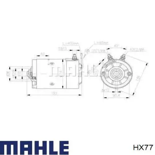 HX77 Mahle Original фильтр акпп