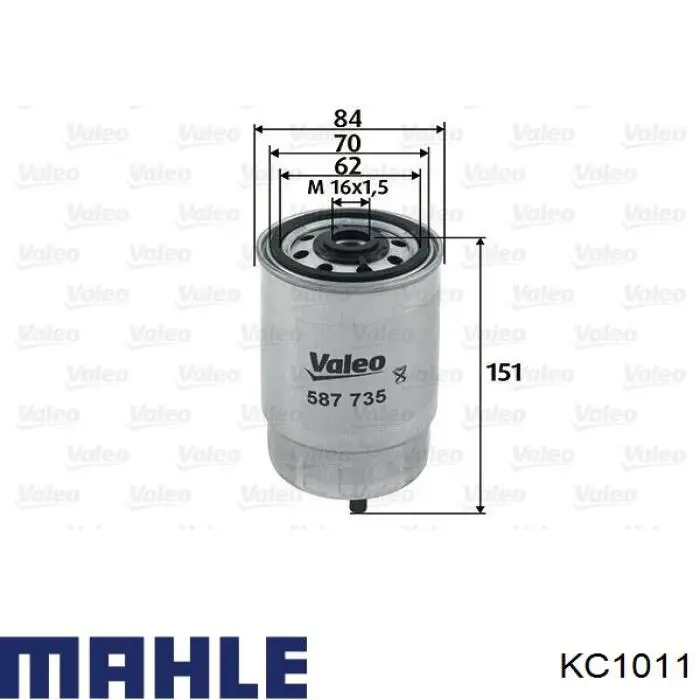Топливный фильтр KC1011 Mahle Original